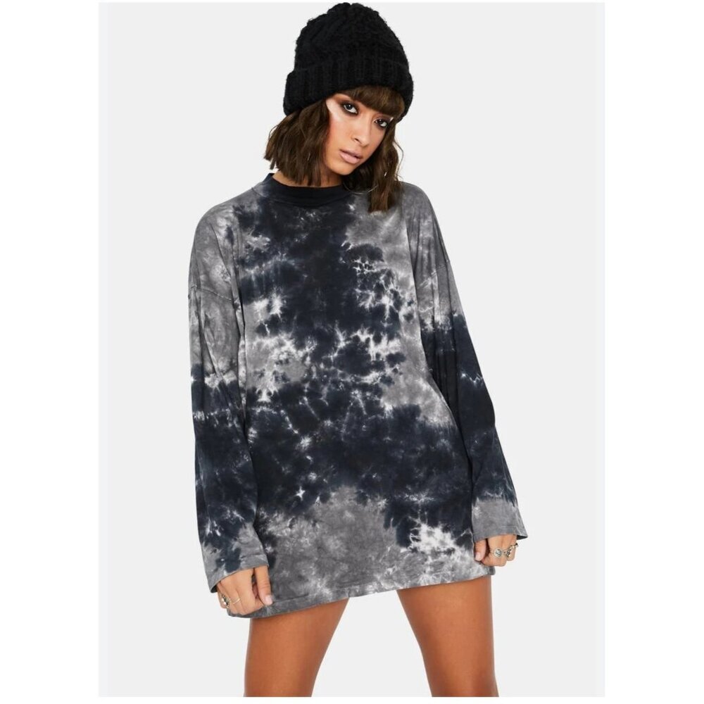 Urban‎ Outfitters Free People Oversized Tie-Dye Tunic Dress Size XS